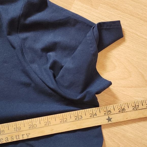 NWT J. Jill Fit Cotton Stretch Navy Blue Polo Short Sleeve Shirt Size 2X - Picture 9 of 13
